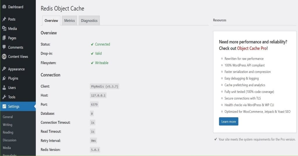 02 litespeed cache domain key plugin re enable redis cache services