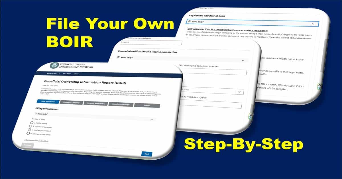 Business BOI Report Requirements: How To File BOIR