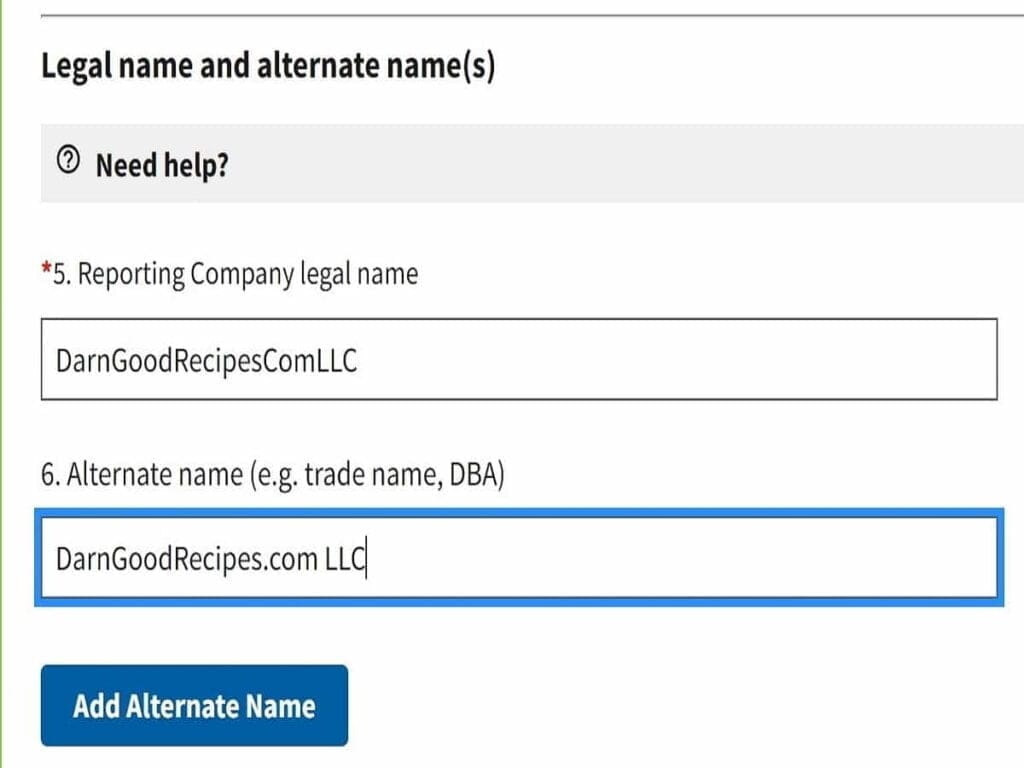 boi reporting filing information questions 5 thru 6