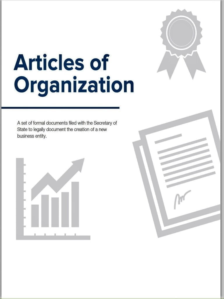 business legal articles of organization