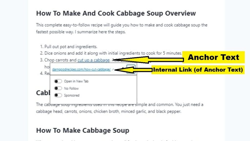example of anchor text internal links example of anchor text internal links