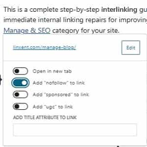 example of nofollow option for internal link