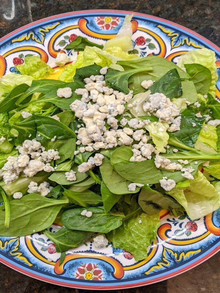 format blog post recipe green salad