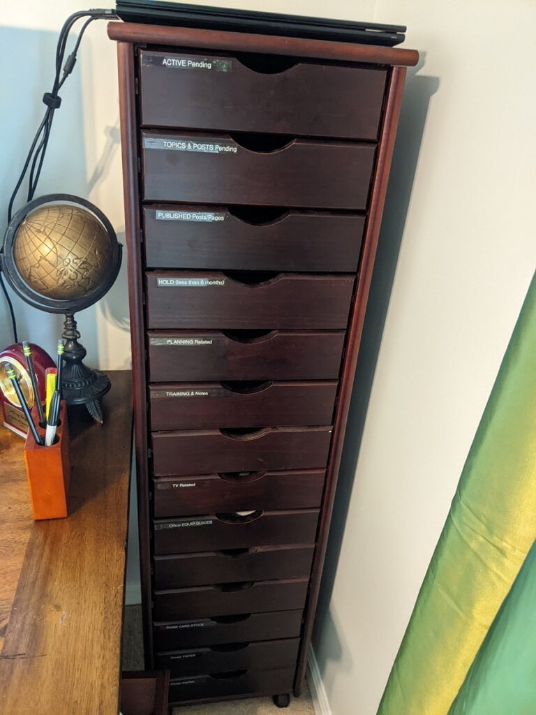 home office drawers tower