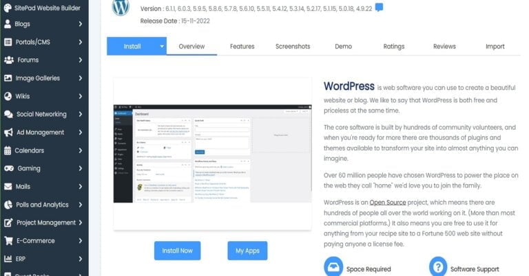 how to install wordpress wp install