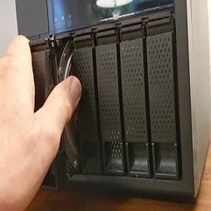 Pull qnap nas drive out partially or fully For QNAP Factory reset Pull QNAP NAS drive out partially or fully