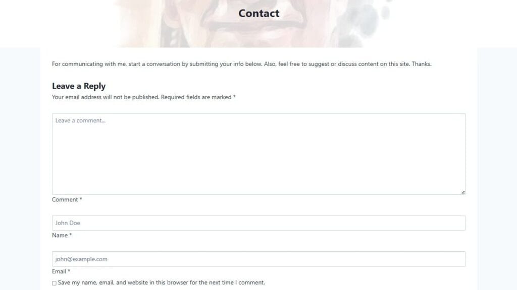 simple contact page is a minimum required page simple contact page is a minimum required page