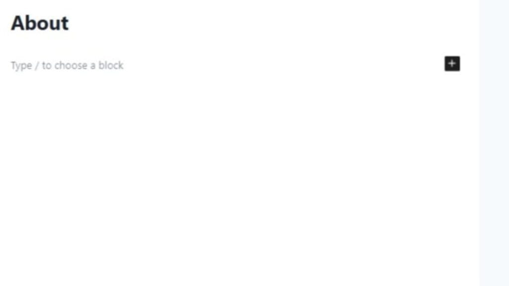 start with simple draft pages with just titles like this about page start with simple draft pages with just titles like this about page