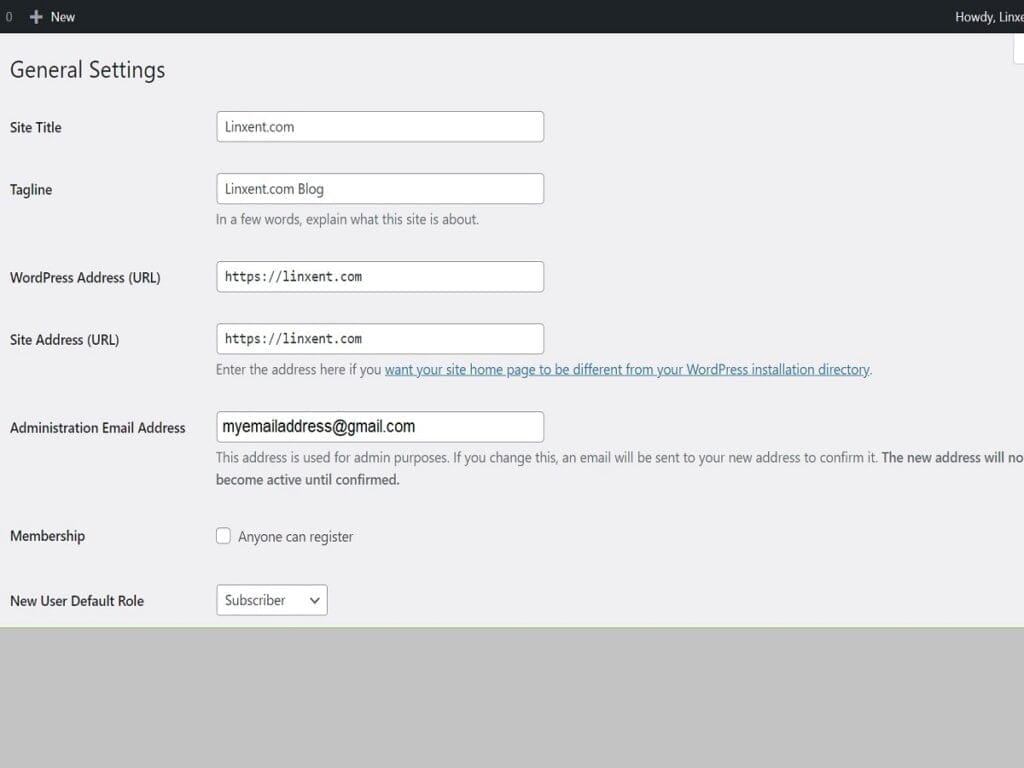 step3j settings general site info updated now