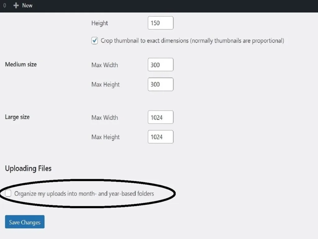 Step3n Settings media unselect media uploads by month and year folders step3n settings media unselect media uploads by month and year folders