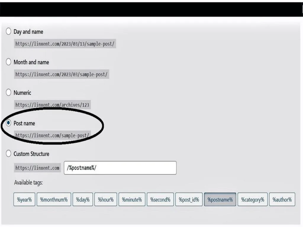 Step3o Settings permalinks permalink structure set to post name step3o settings permalinks permalink structure set to post name