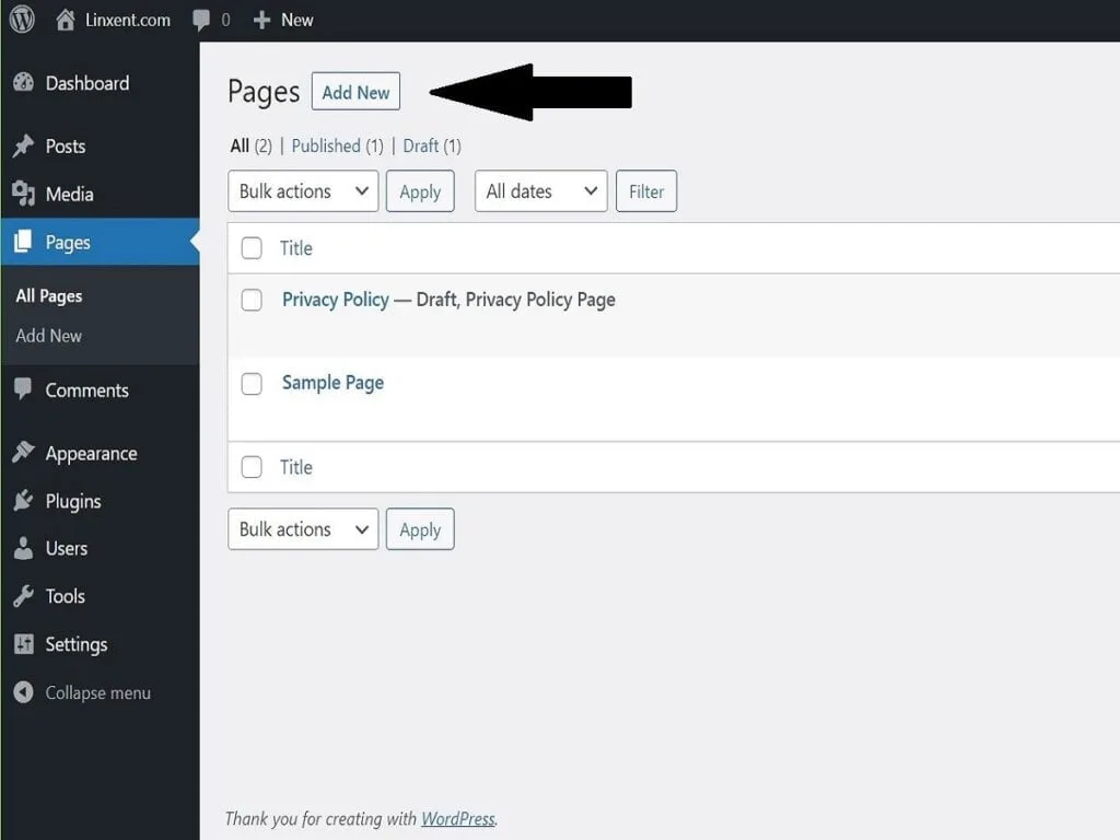 step6b pages all pages tap add new step6b pages all pages tap add new