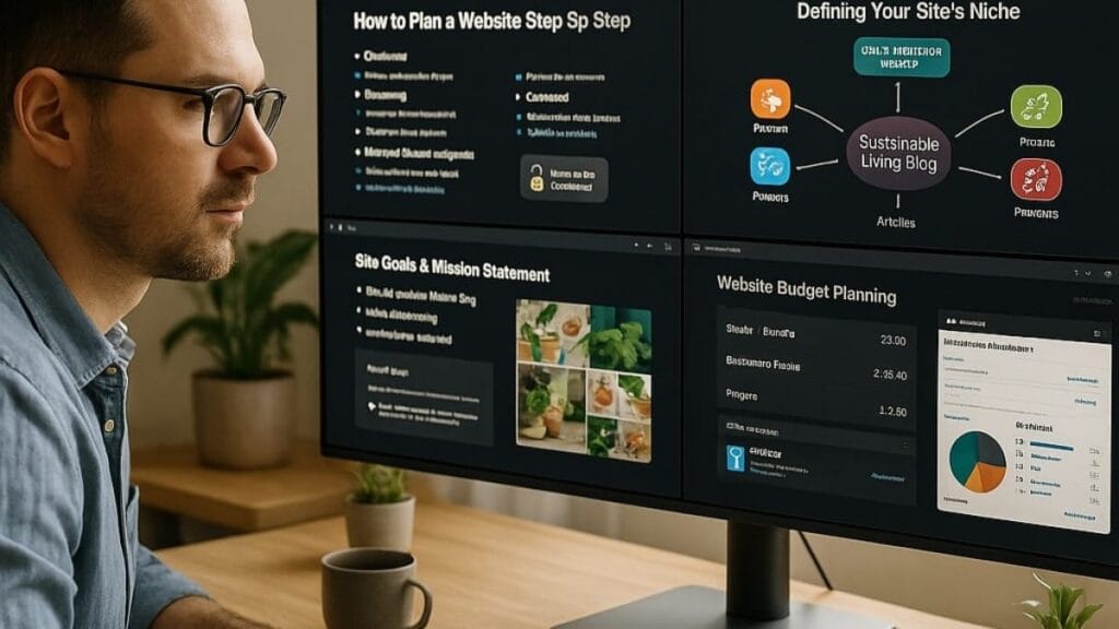 website planning at home